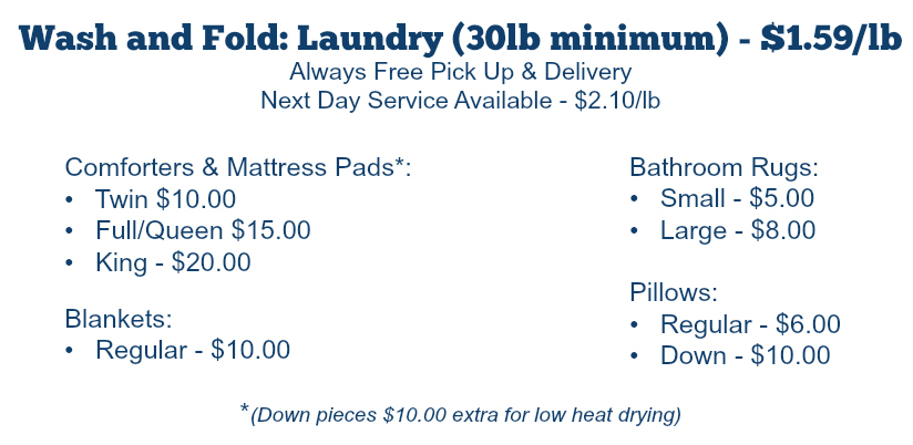 Boynton Beach, Delray Beach, Lantana, Hypoluxo and Lake Worth residential and commercial laundry services