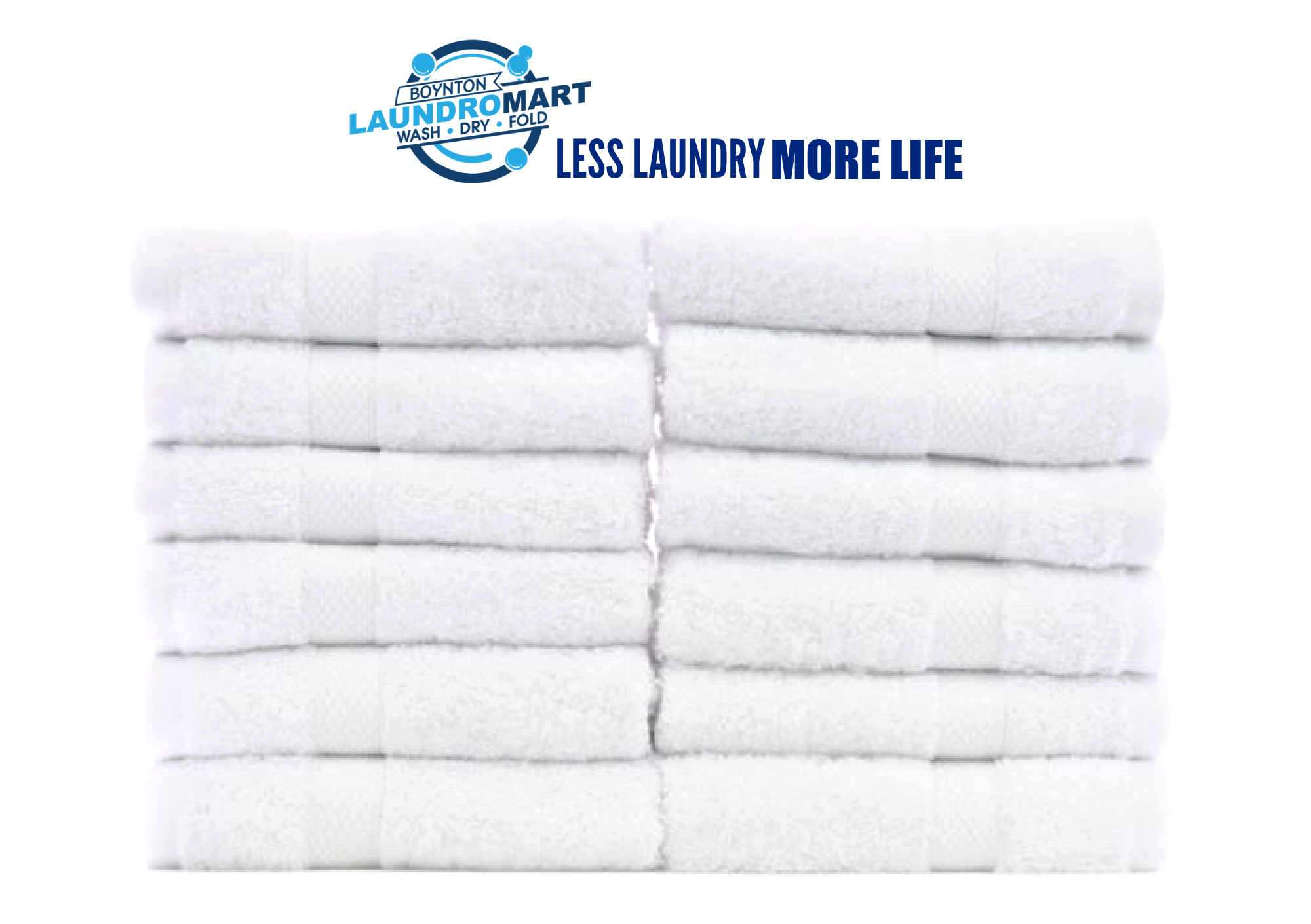 commercial laundry service towels linens boynton lake worth delray beach boca raton